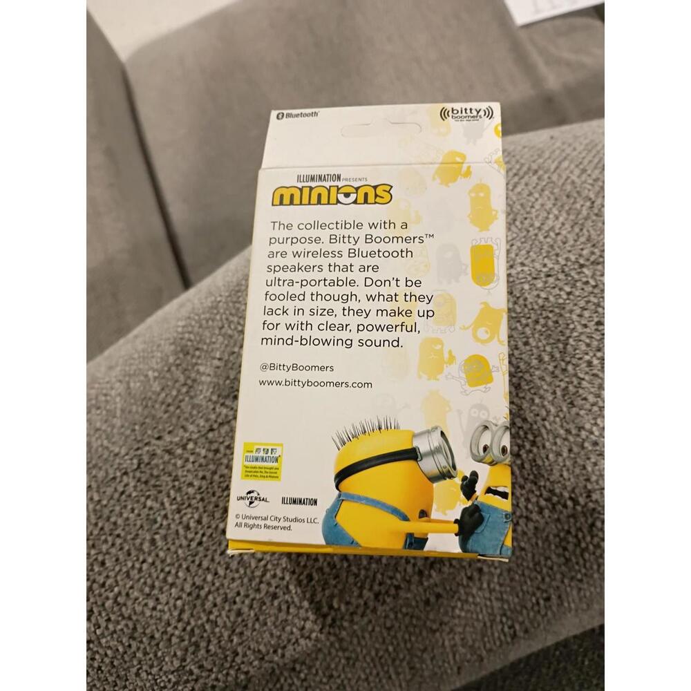 Bitty boomers minions collectable Bluetooth speaker, new - Picture 3 of 4